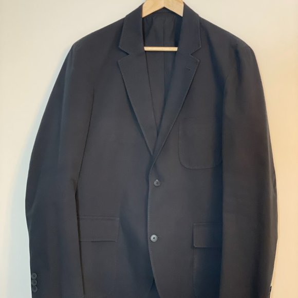 Lacoste Men's Black Blazer Jacket Two Button Closure Size 50/4 D51 - Picture 13 of 16